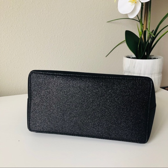 Kate Spade Joeley Small Satchel 4pc Black Glitter - Picture 7 of 8